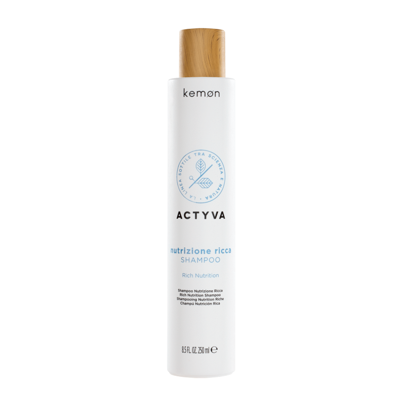 Actyva nutrizione ricca shampoo 250 ml bolli - fronte.png