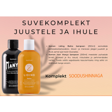 KEMON Liding after sun 250ml ja Hair Manya 250ml hair&body shampoo