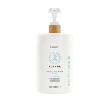 KEMON ACTYVA NUTRIZIONE RICCA MASK  vegan koostis ja GMO vaba. Rikkalikult toitev mask kuivadele ja töödeldud juustel 1000ml.
