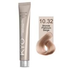 KYO Blonde Platinum Beige 10.32 ammoniaagi-ja ppd vaba püsivärv 100ml